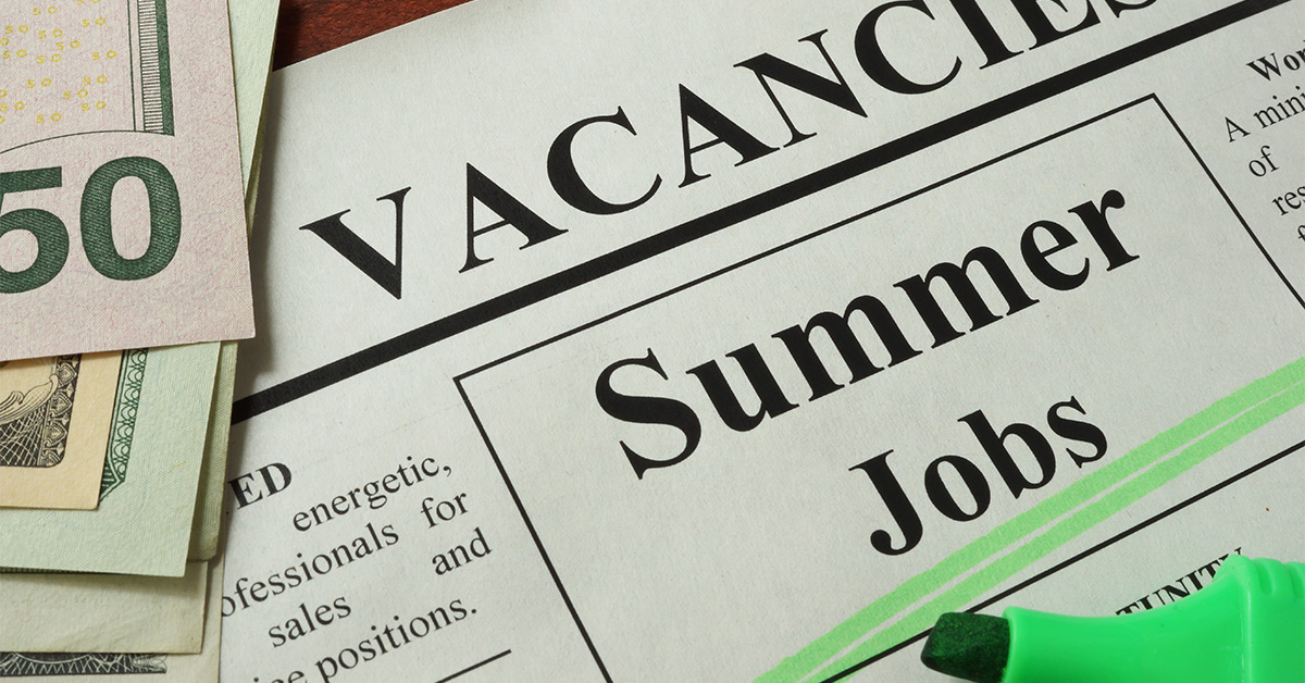 summer jobs and workers compensation