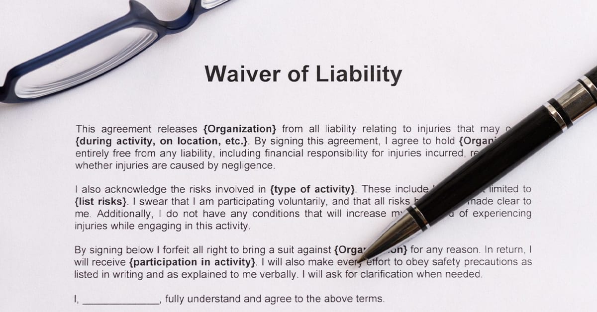 waiver of liability